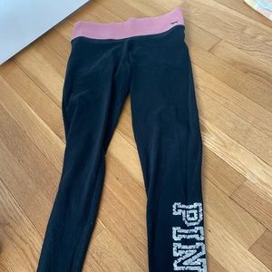 pink yoga leggings